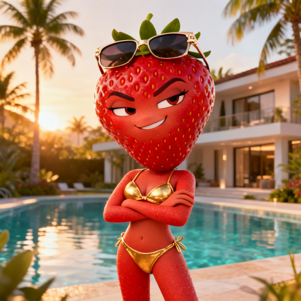 AI Fruit Love Island: owoce jak z polskiego reality show