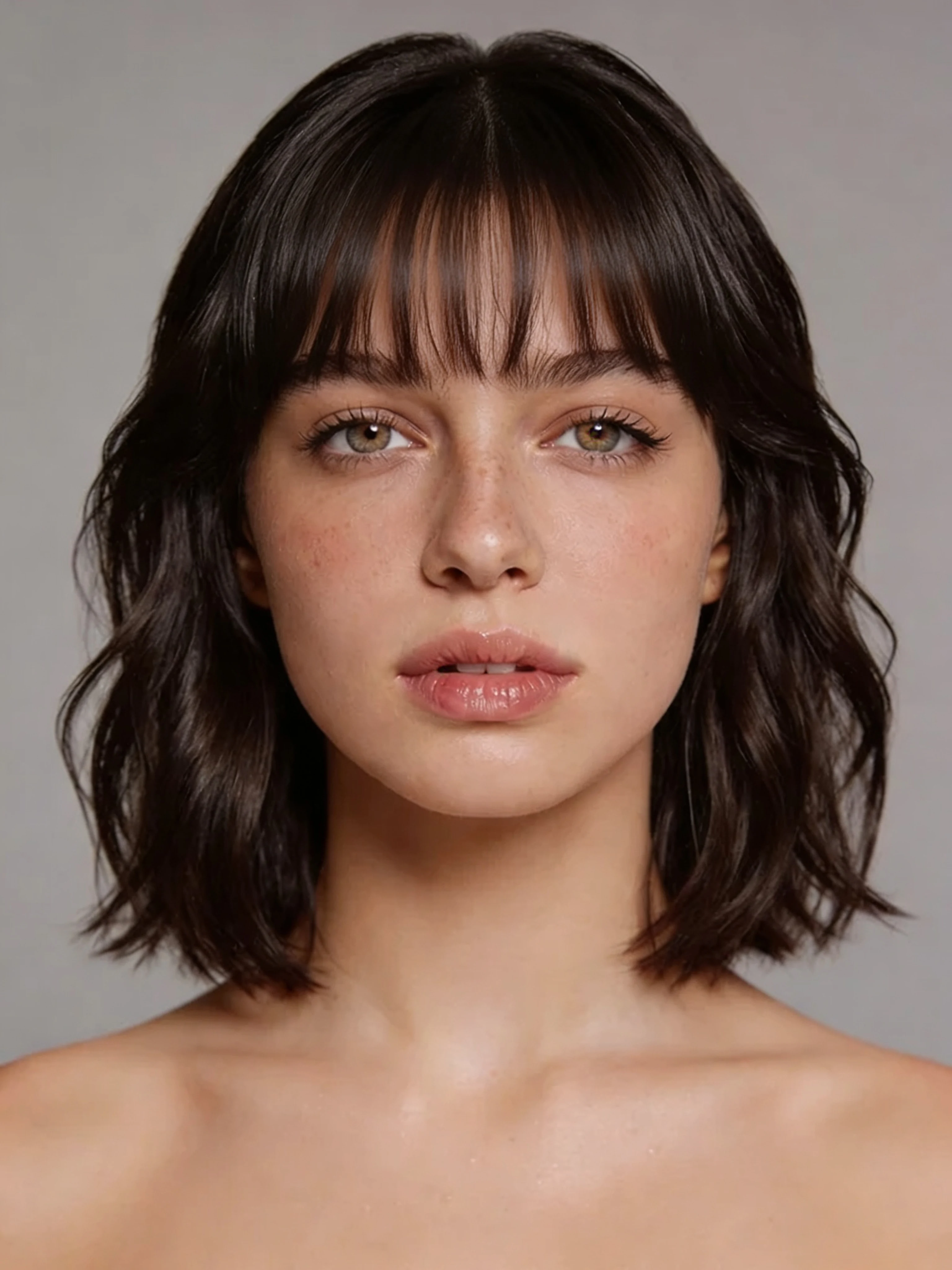 Curtain bangs