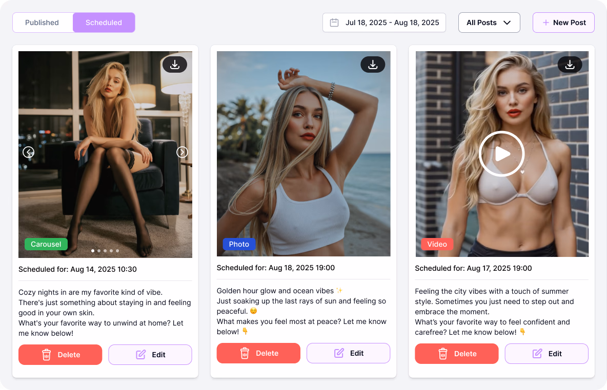 Seduced AI czy AINude: obrazy NSFW, edycja i wideo